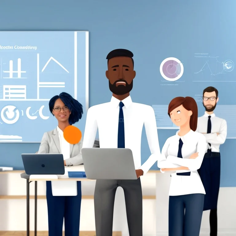 شعار نموذج عمل EconVisionWay المتطور للتدريب الاقتصادي